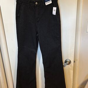 Old Navy Black Flare Wide Leg Jeans